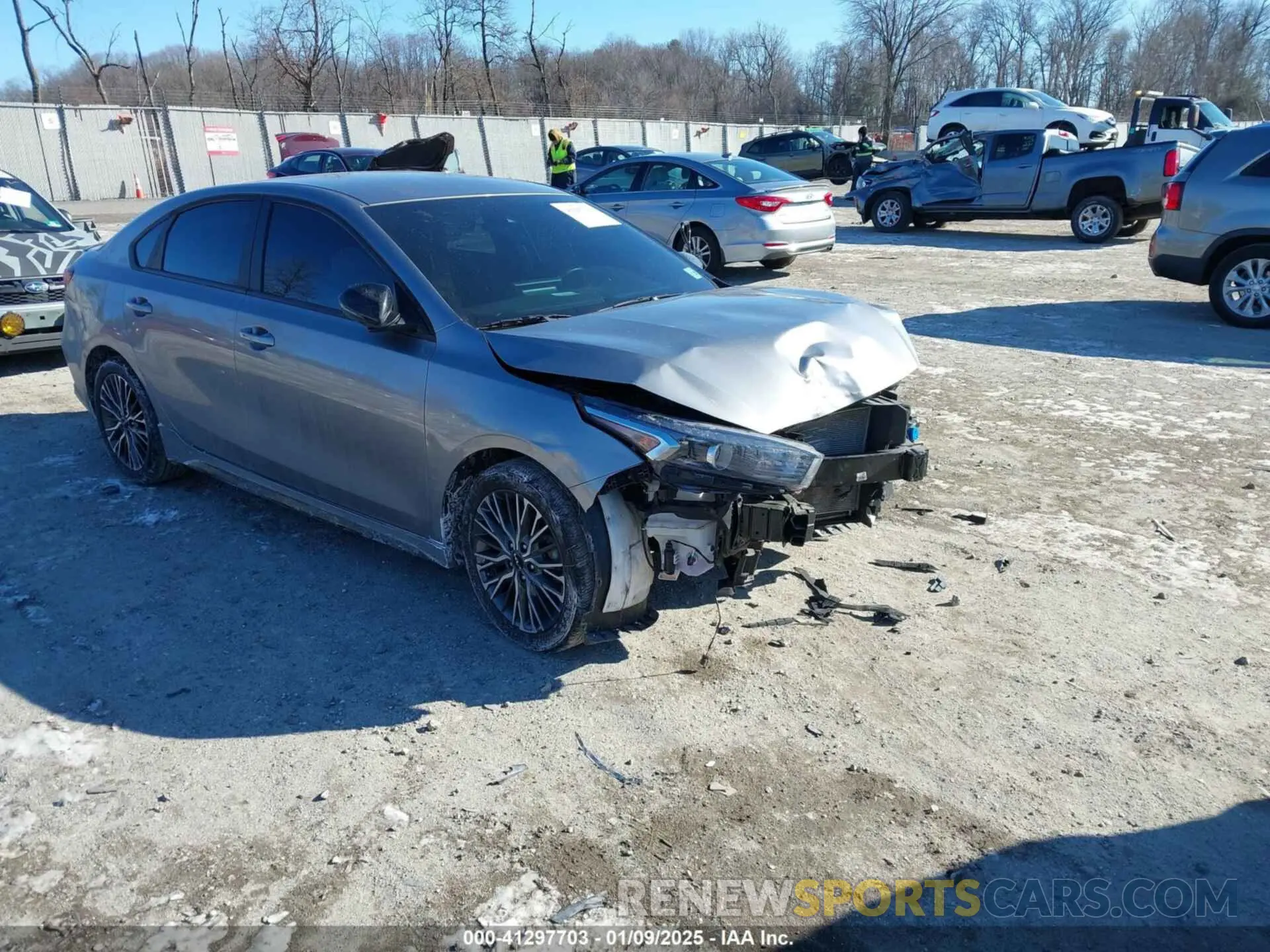 1 Photograph of a damaged car 3KPF54AD2PE562245 KIA FORTE 2023