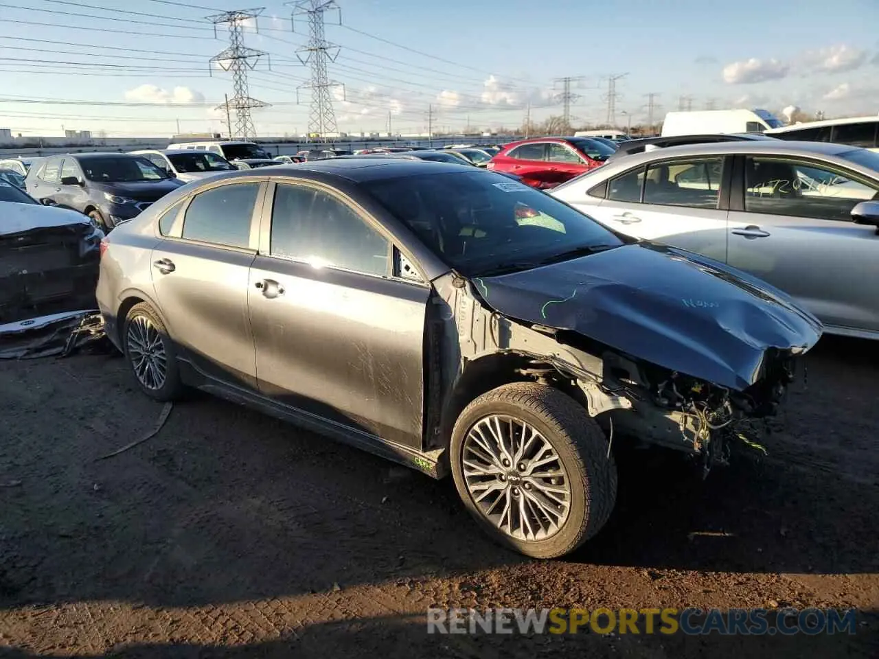 4 Photograph of a damaged car 3KPF54AD2PE649871 KIA FORTE 2023