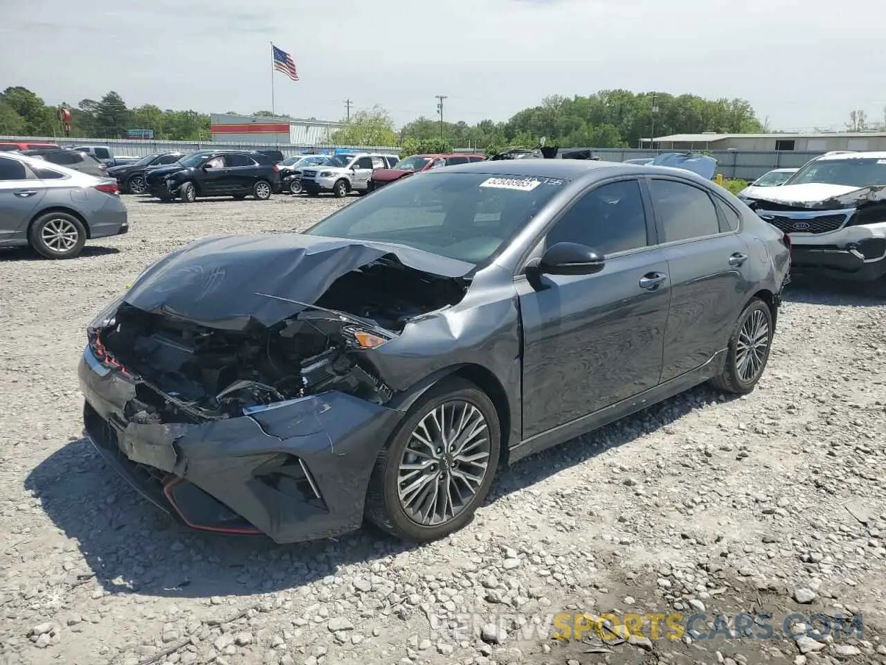 1 Photograph of a damaged car 3KPF54AD2PE686192 KIA FORTE 2023