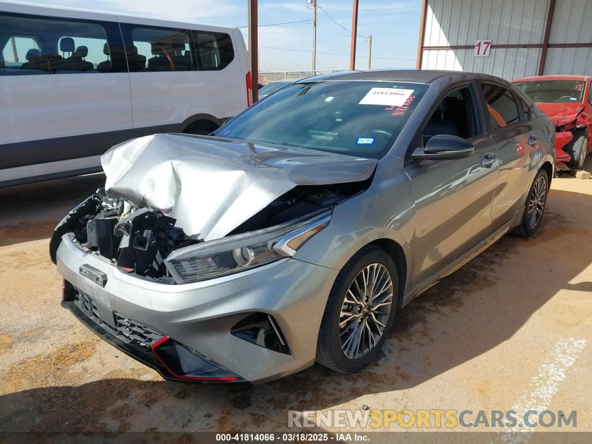 2 Photograph of a damaged car 3KPF54AD3PE586232 KIA FORTE 2023