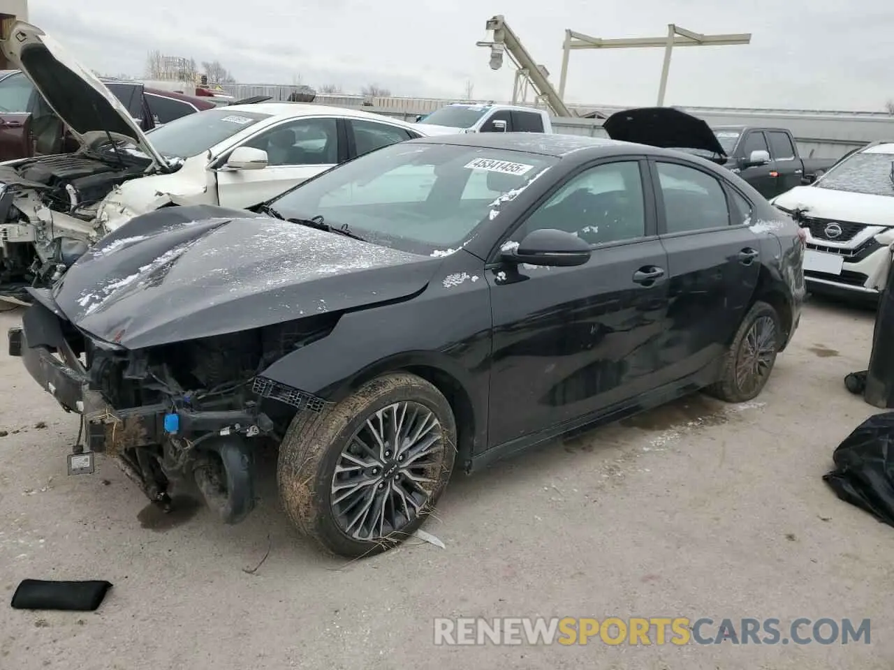 1 Photograph of a damaged car 3KPF54AD3PE619004 KIA FORTE 2023