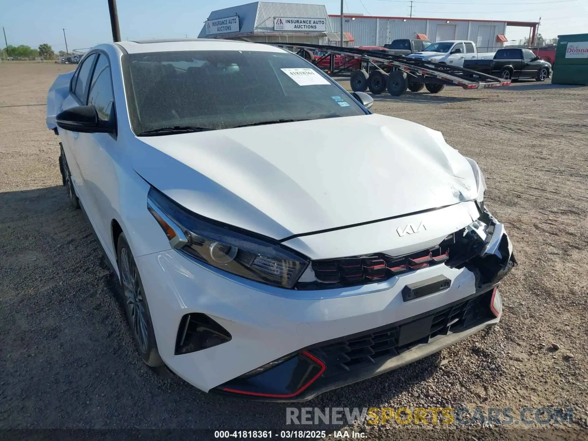 1 Photograph of a damaged car 3KPF54AD3PE624025 KIA FORTE 2023