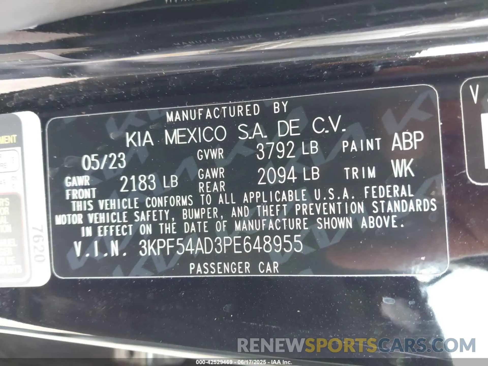 9 Photograph of a damaged car 3KPF54AD3PE648955 KIA FORTE 2023