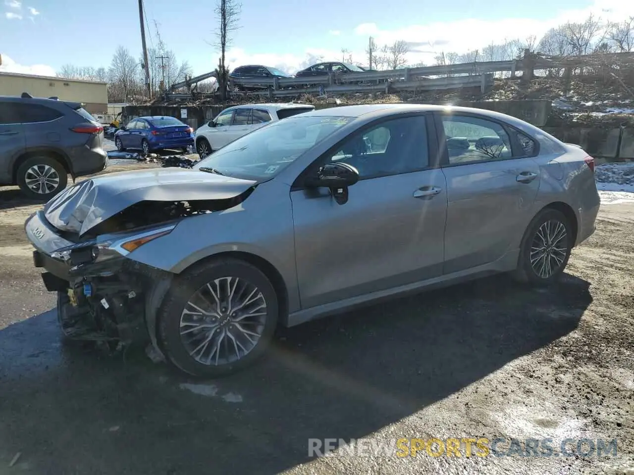 1 Photograph of a damaged car 3KPF54AD4PE654070 KIA FORTE 2023