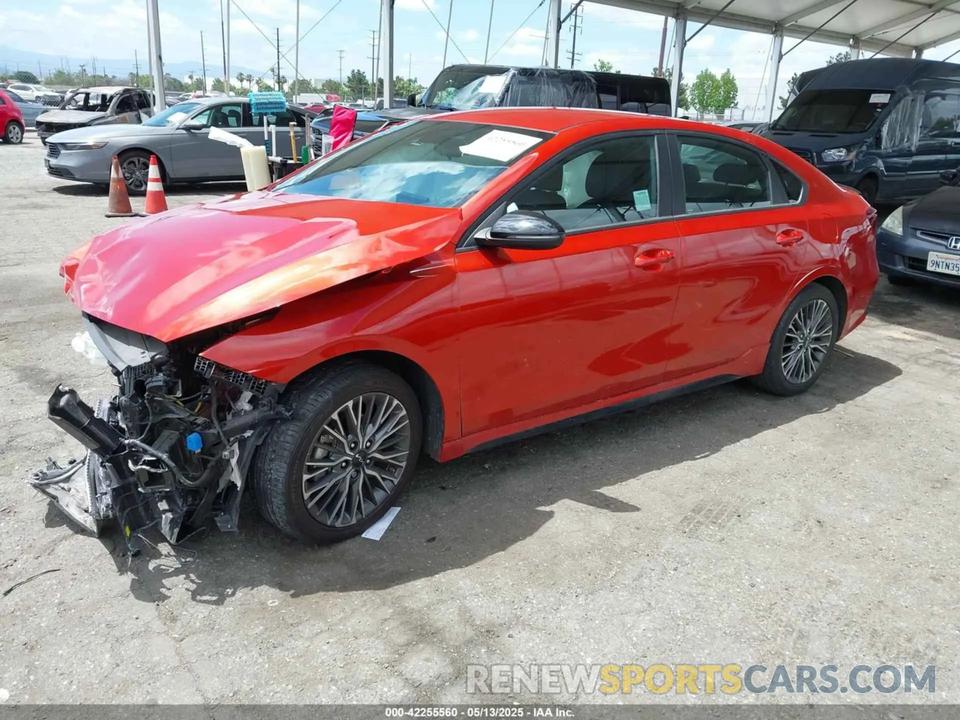 2 Photograph of a damaged car 3KPF54AD5PE622308 KIA FORTE 2023