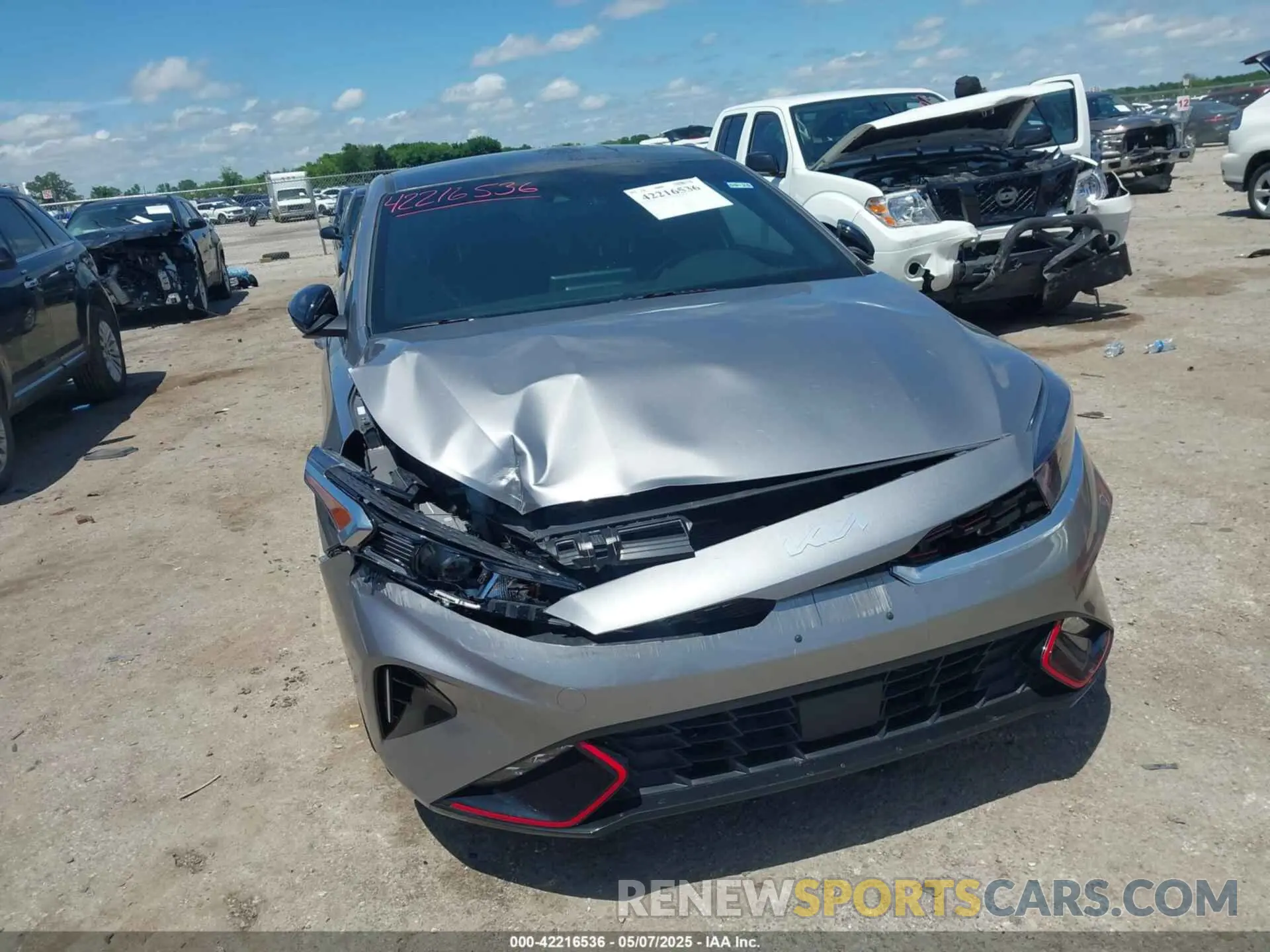 6 Photograph of a damaged car 3KPF54AD5PE684226 KIA FORTE 2023