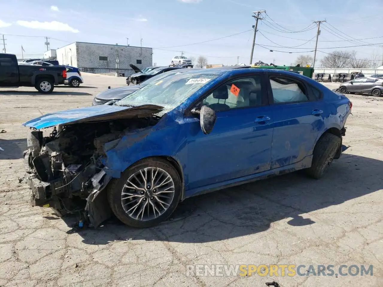 1 Photograph of a damaged car 3KPF54AD6PE552981 KIA FORTE 2023