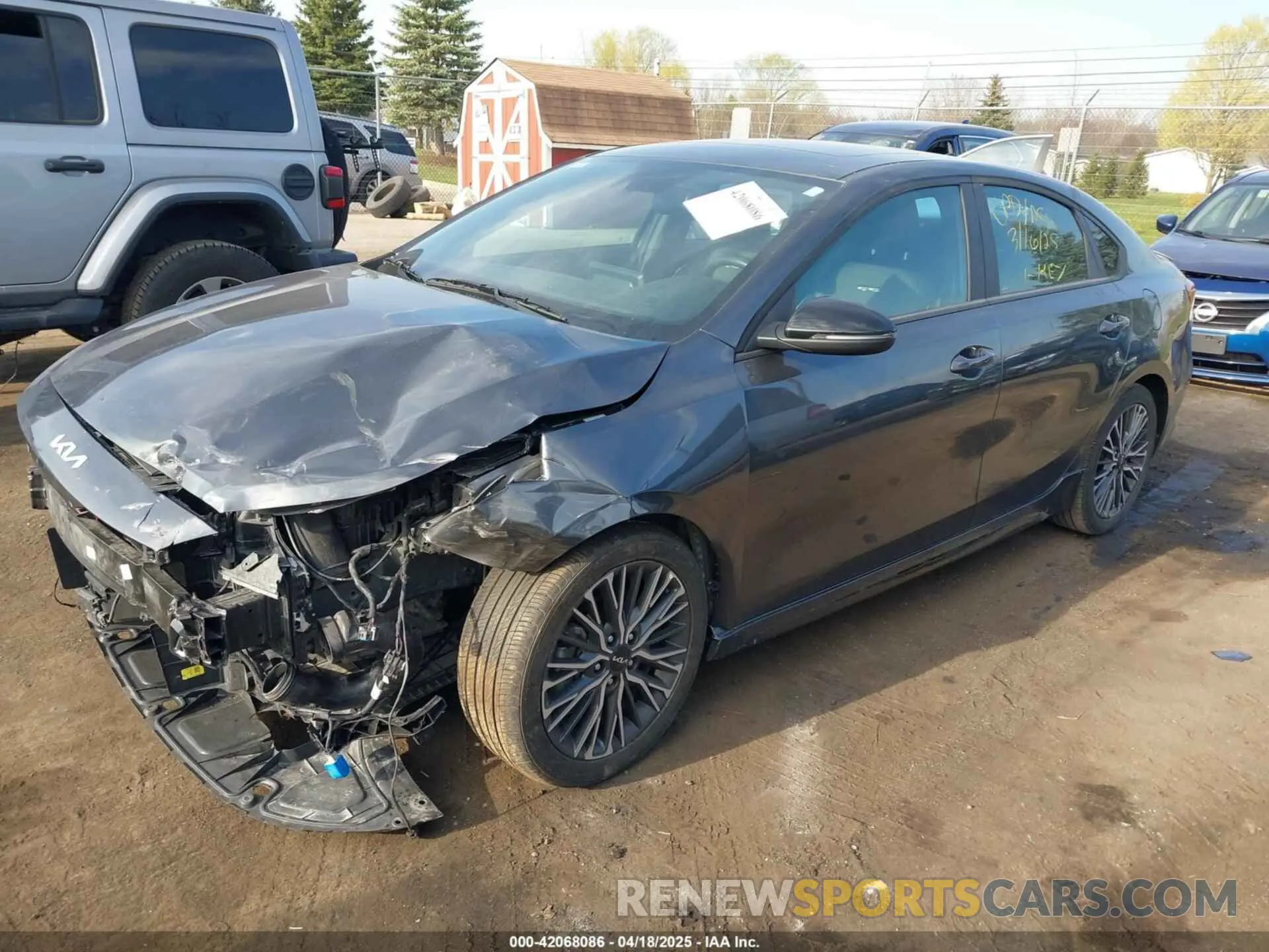 2 Photograph of a damaged car 3KPF54AD6PE577461 KIA FORTE 2023