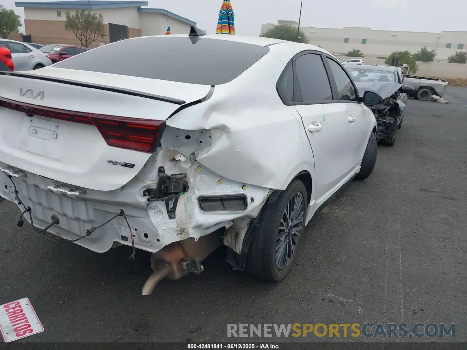 6 Photograph of a damaged car 3KPF54AD6PE634225 KIA FORTE 2023
