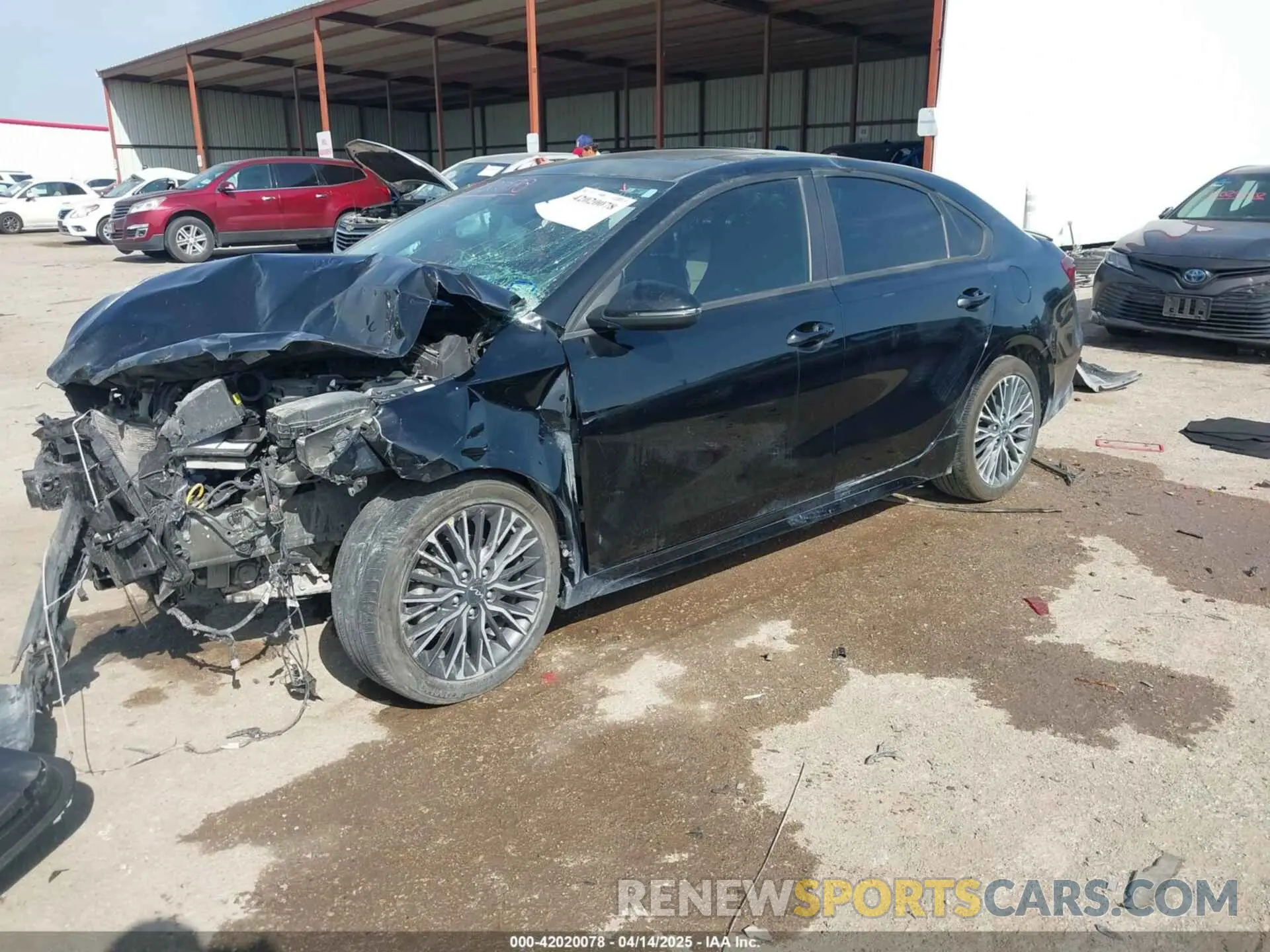 2 Photograph of a damaged car 3KPF54AD6PE670383 KIA FORTE 2023