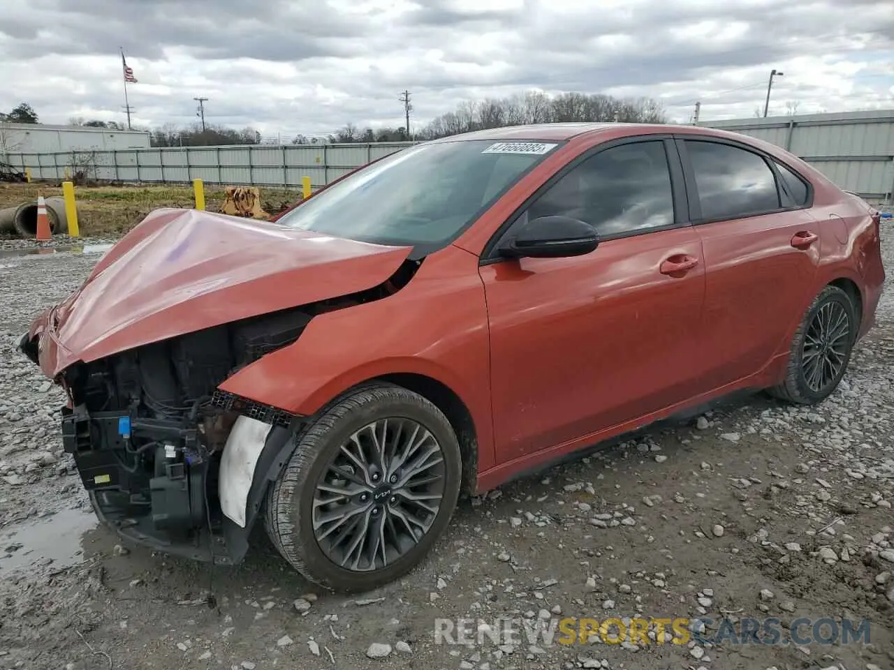 1 Photograph of a damaged car 3KPF54AD7PE589392 KIA FORTE 2023