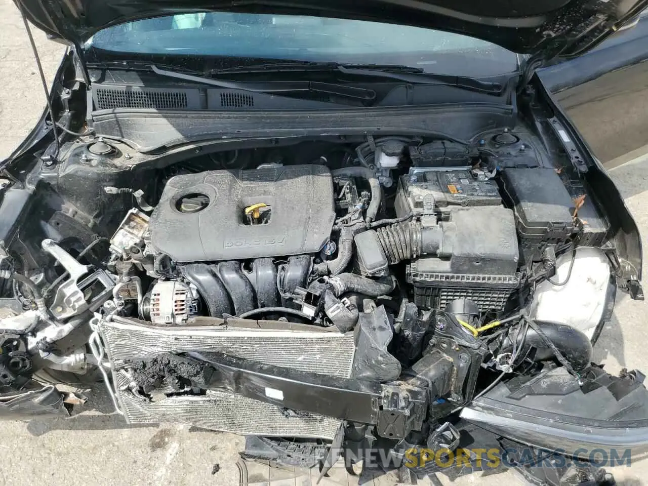 11 Photograph of a damaged car 3KPF54AD8PE648353 KIA FORTE 2023
