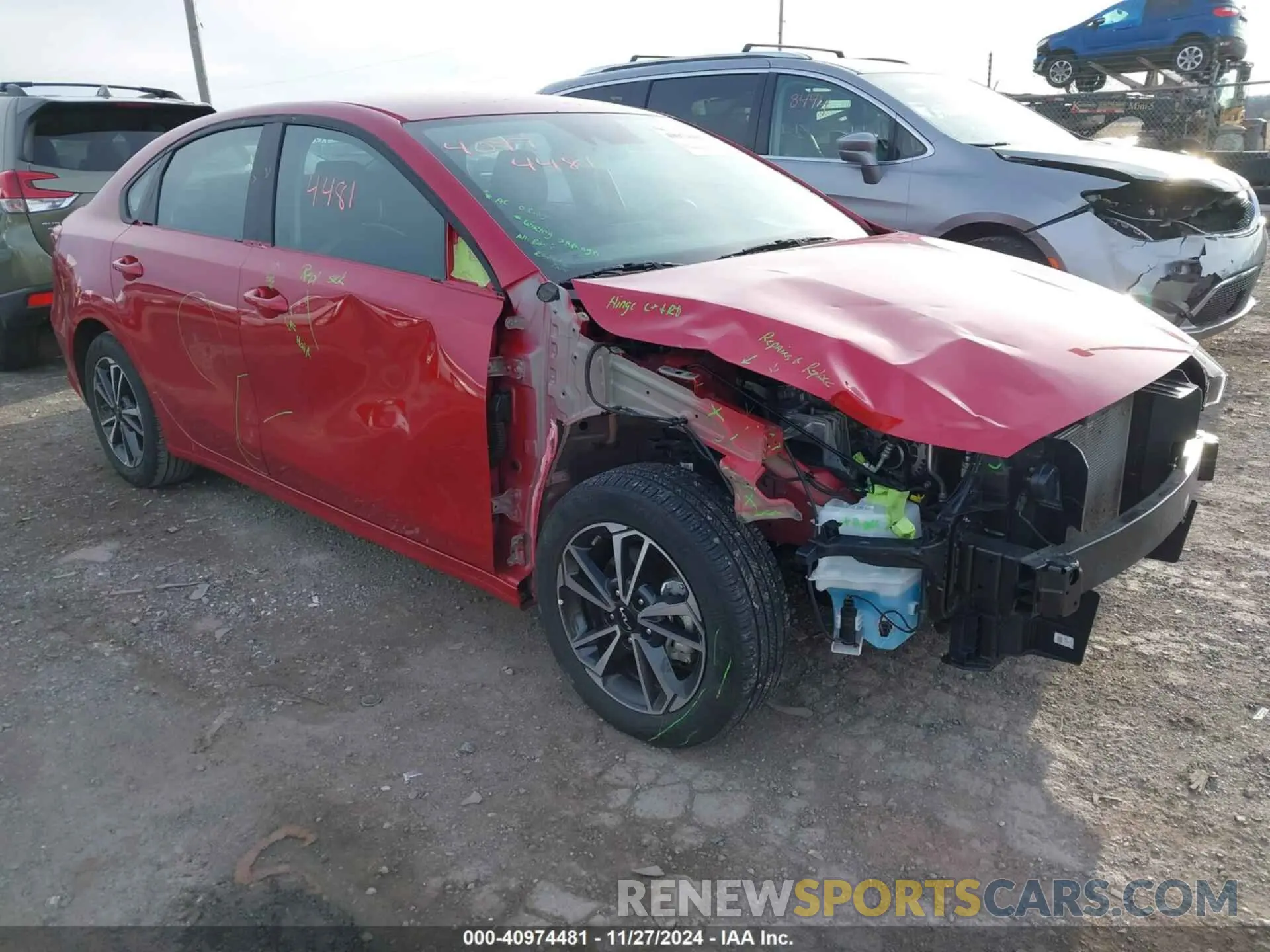 1 Photograph of a damaged car 3KPF24AD1RE722739 KIA FORTE 2024