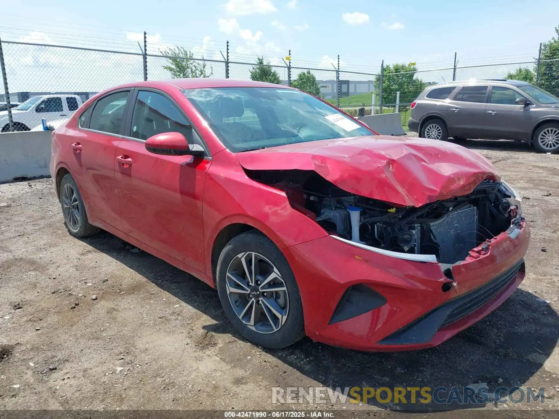 1 Photograph of a damaged car 3KPF24AD5RE764072 KIA FORTE 2024