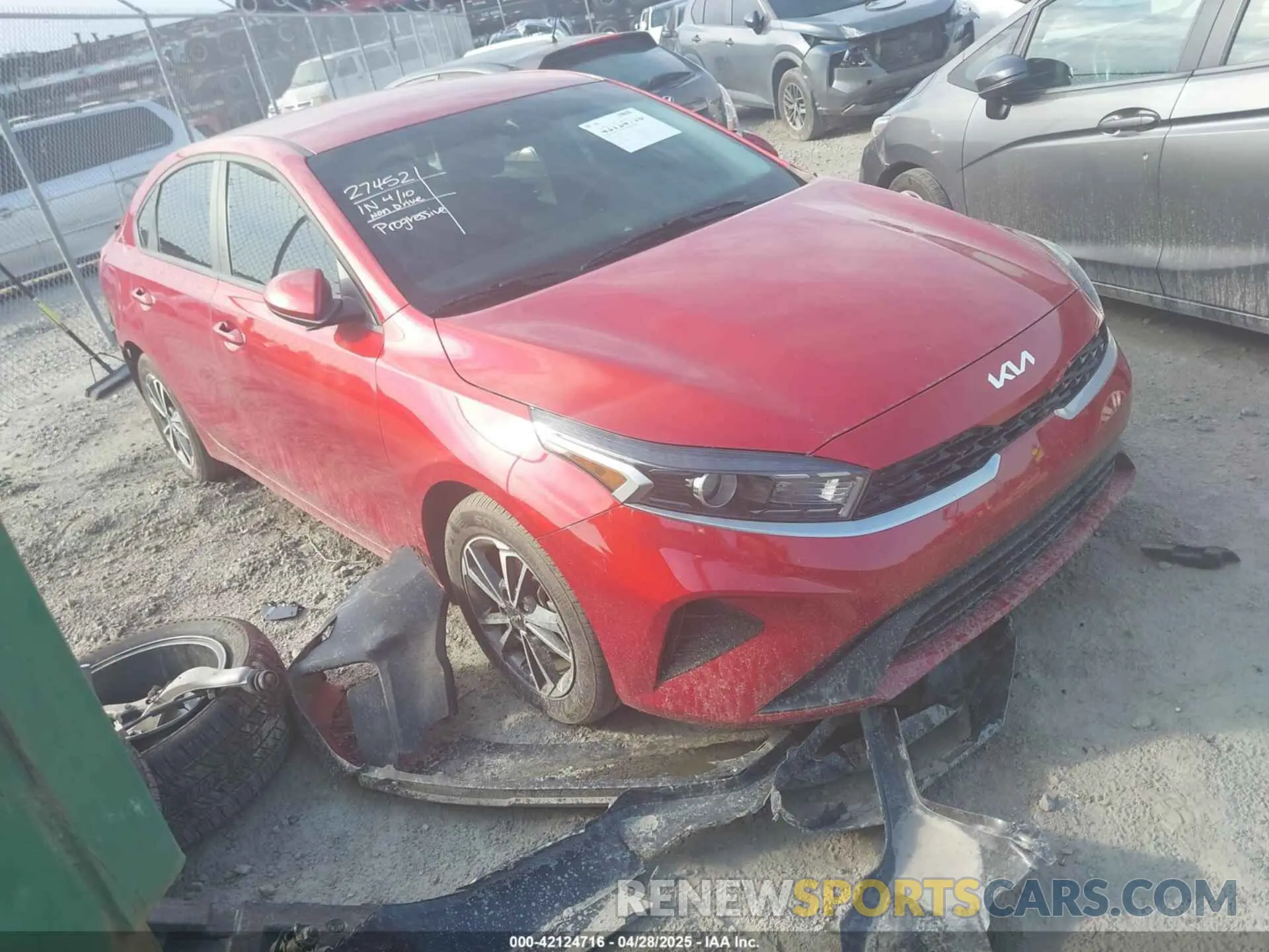 1 Photograph of a damaged car 3KPF24AD6RE789580 KIA FORTE 2024