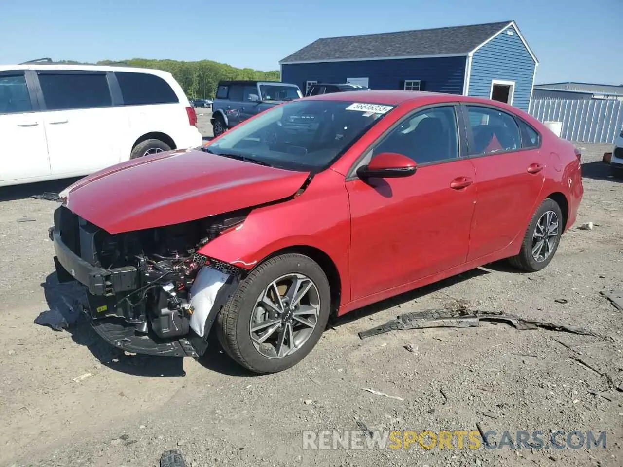 1 Photograph of a damaged car 3KPF24AD6RE833514 KIA FORTE 2024