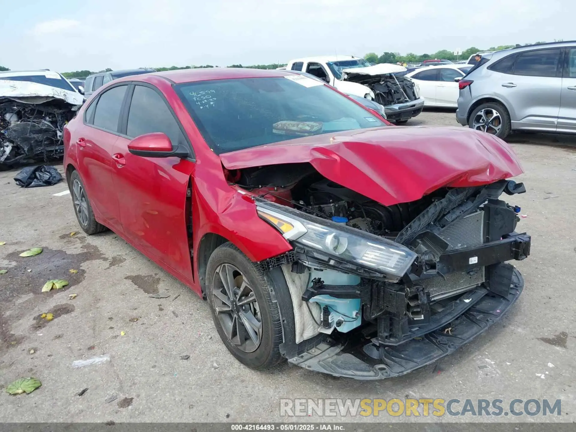 1 Photograph of a damaged car 3KPF24AD7RE750075 KIA FORTE 2024