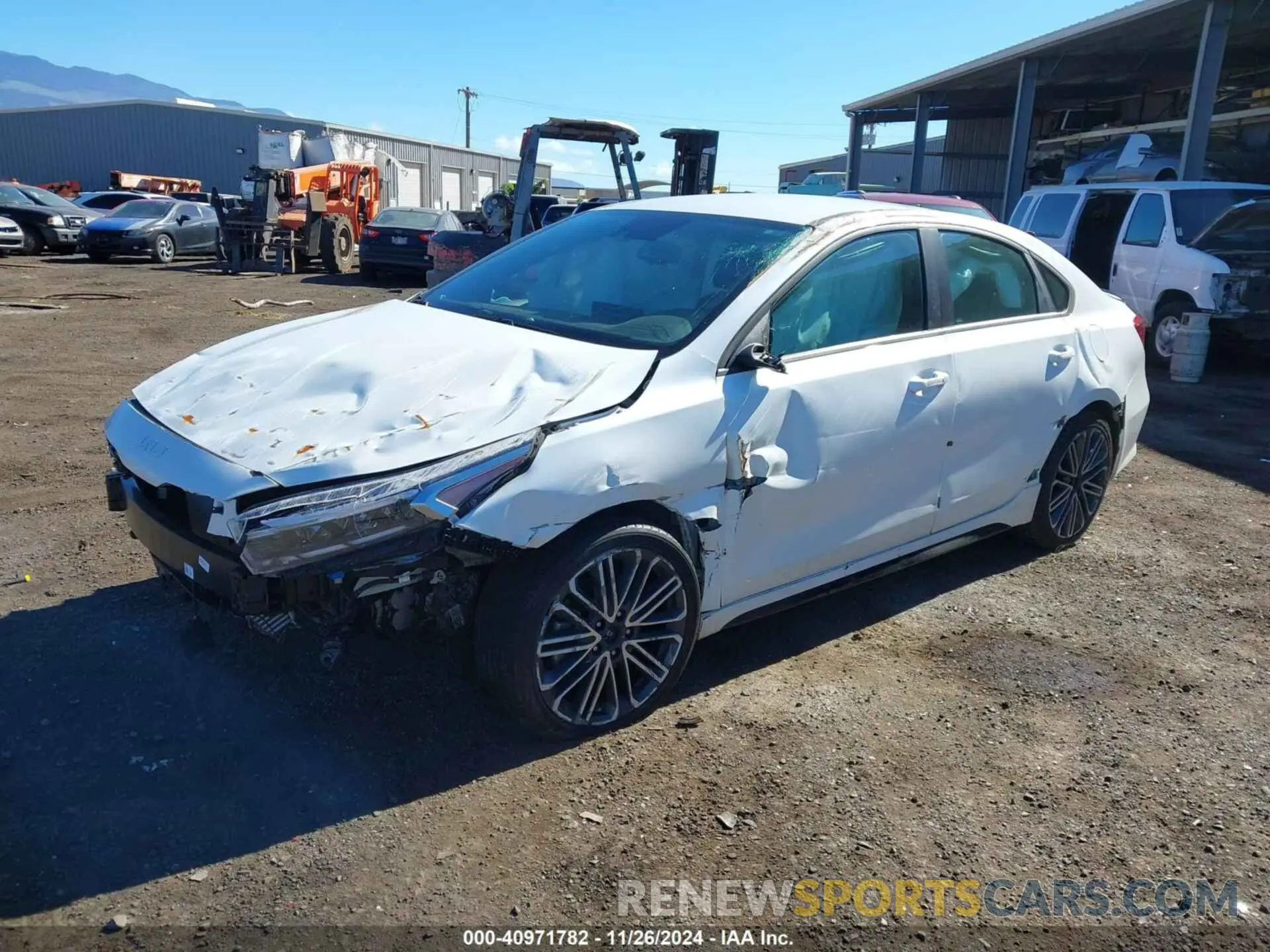 2 Photograph of a damaged car 3KPF44AC6RE743927 KIA FORTE 2024