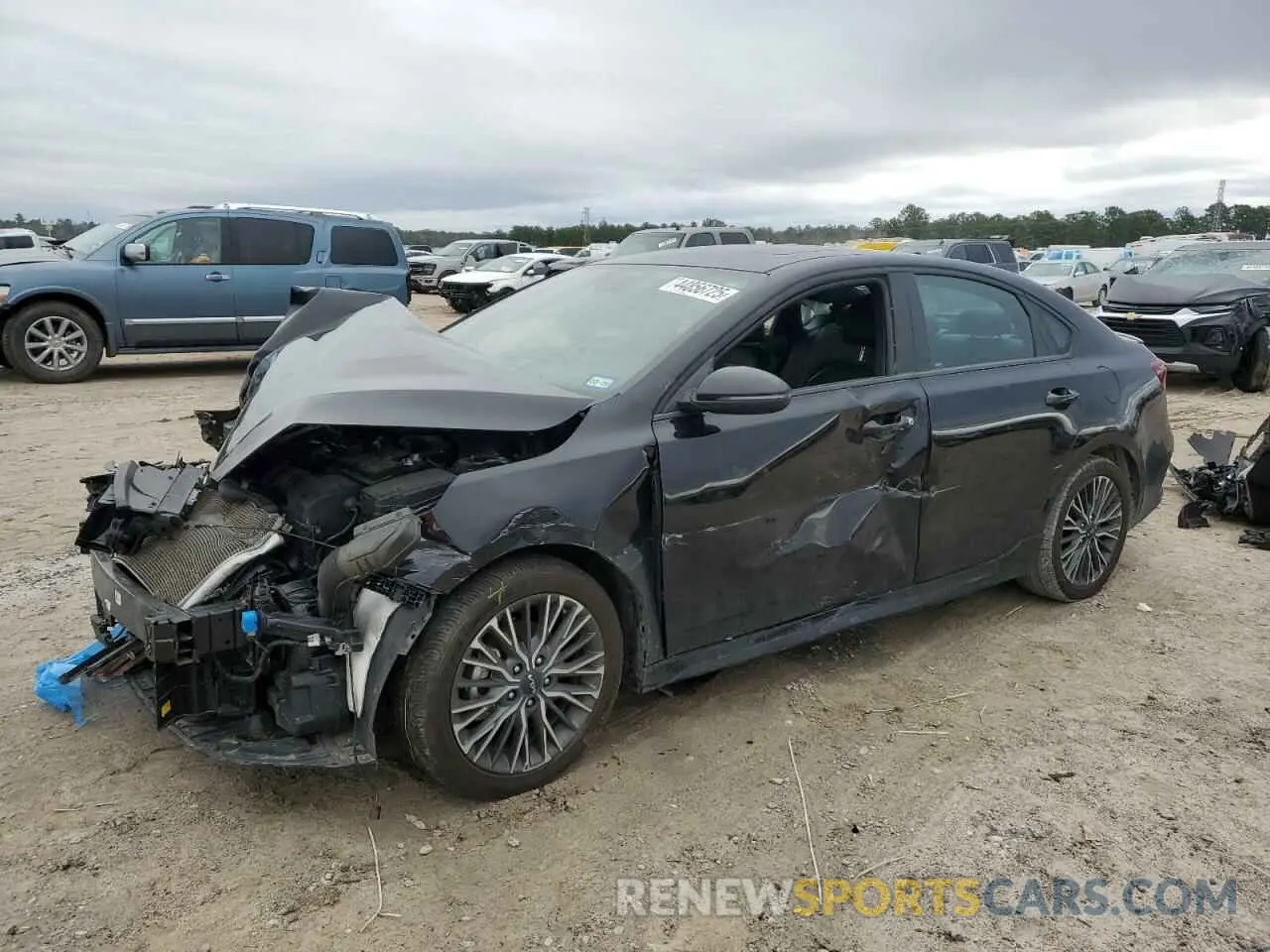 1 Photograph of a damaged car 3KPF54AD0RE763998 KIA FORTE 2024