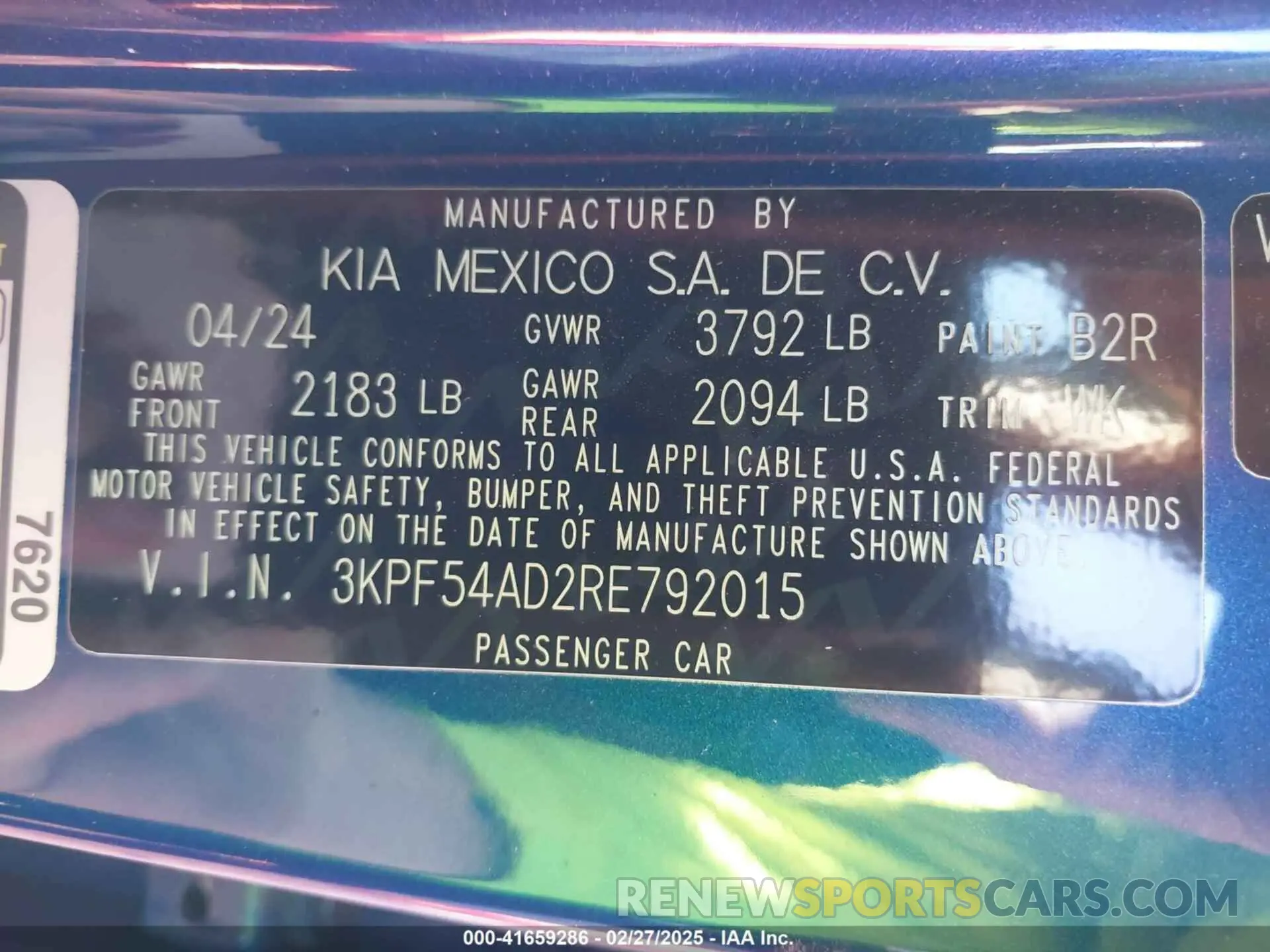 9 Photograph of a damaged car 3KPF54AD2RE792015 KIA FORTE 2024