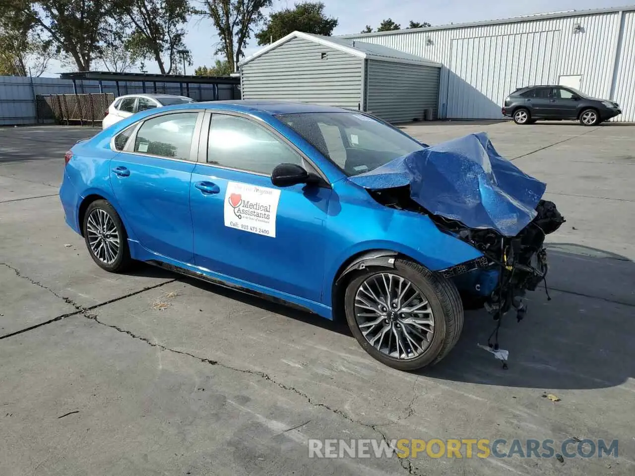 4 Photograph of a damaged car 3KPF54AD3RE727772 KIA FORTE 2024