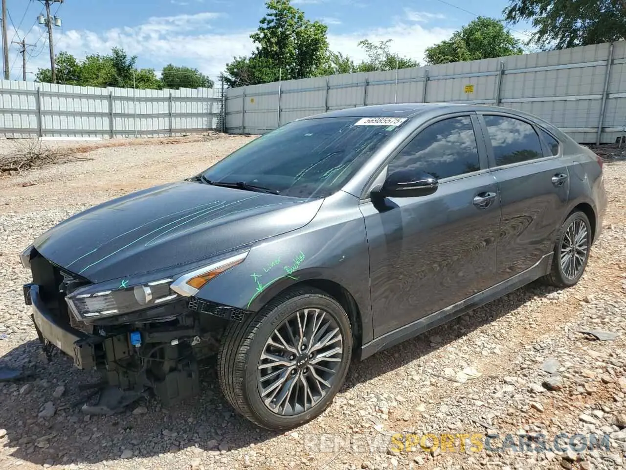 1 Photograph of a damaged car 3KPF54AD3RE766264 KIA FORTE 2024