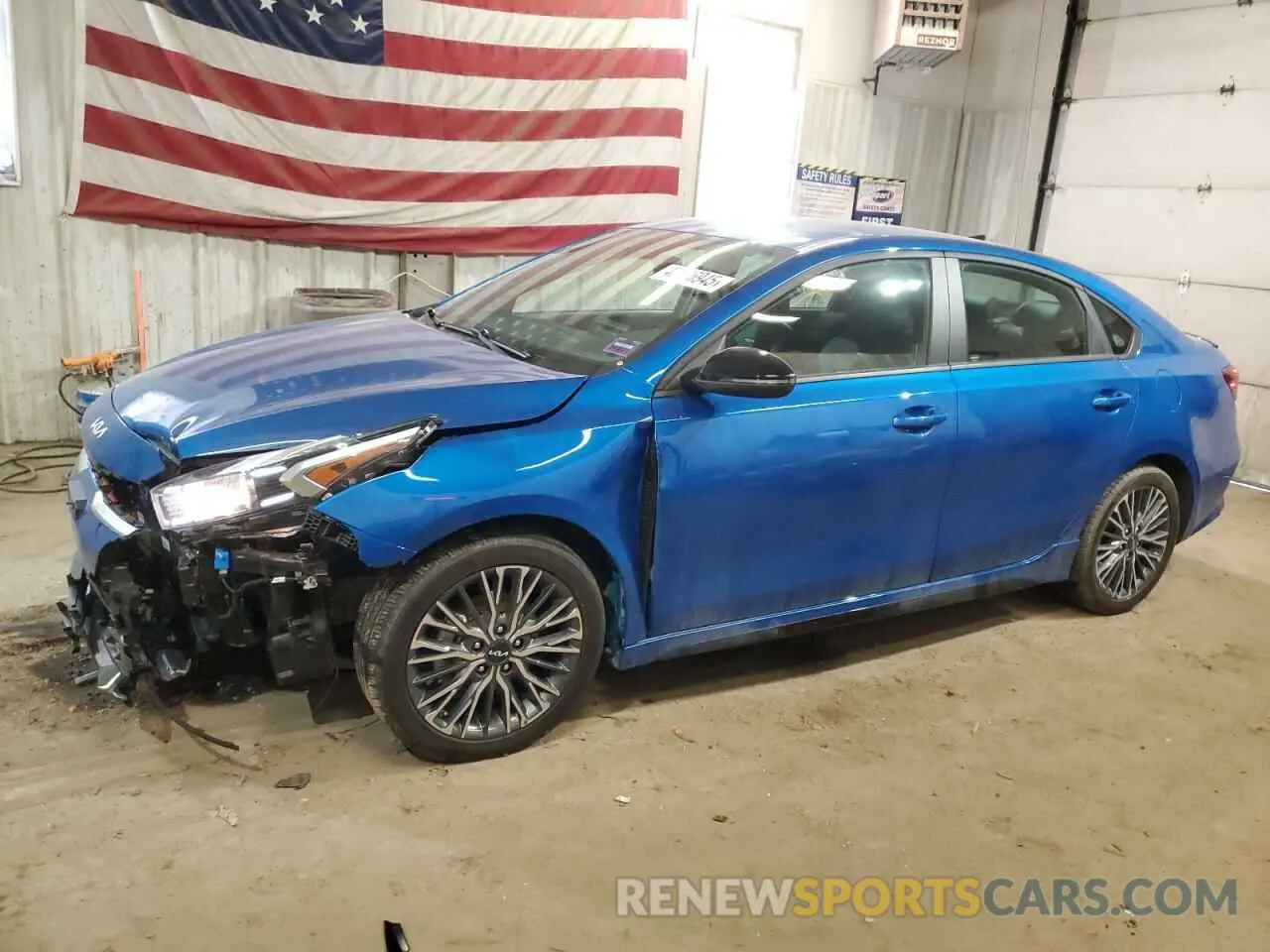 1 Photograph of a damaged car 3KPF54AD6RE717382 KIA FORTE 2024
