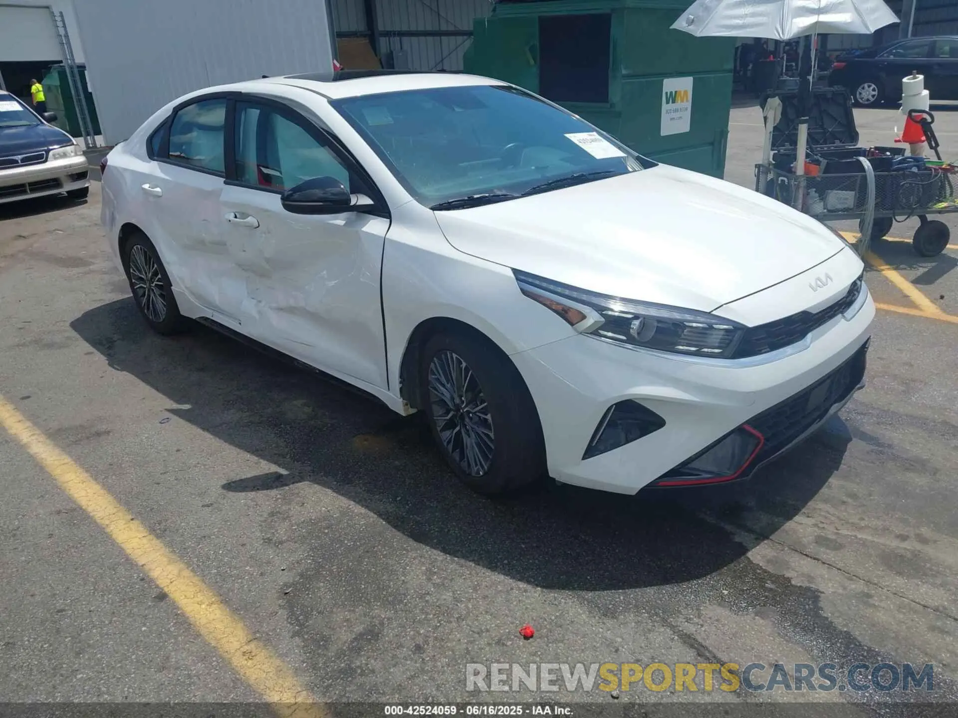1 Photograph of a damaged car 3KPF54AD6RE824187 KIA FORTE 2024