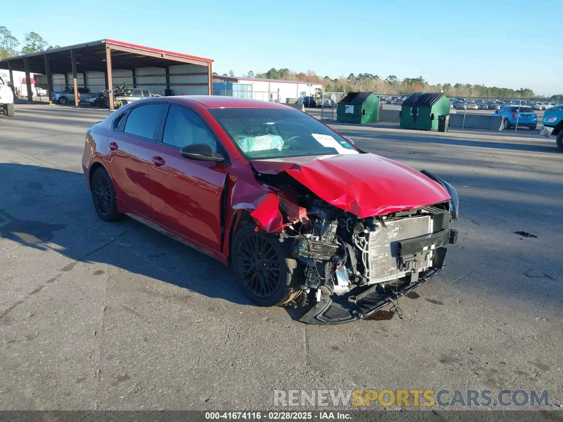 1 Photograph of a damaged car 3KPF54AD7RE770429 KIA FORTE 2024