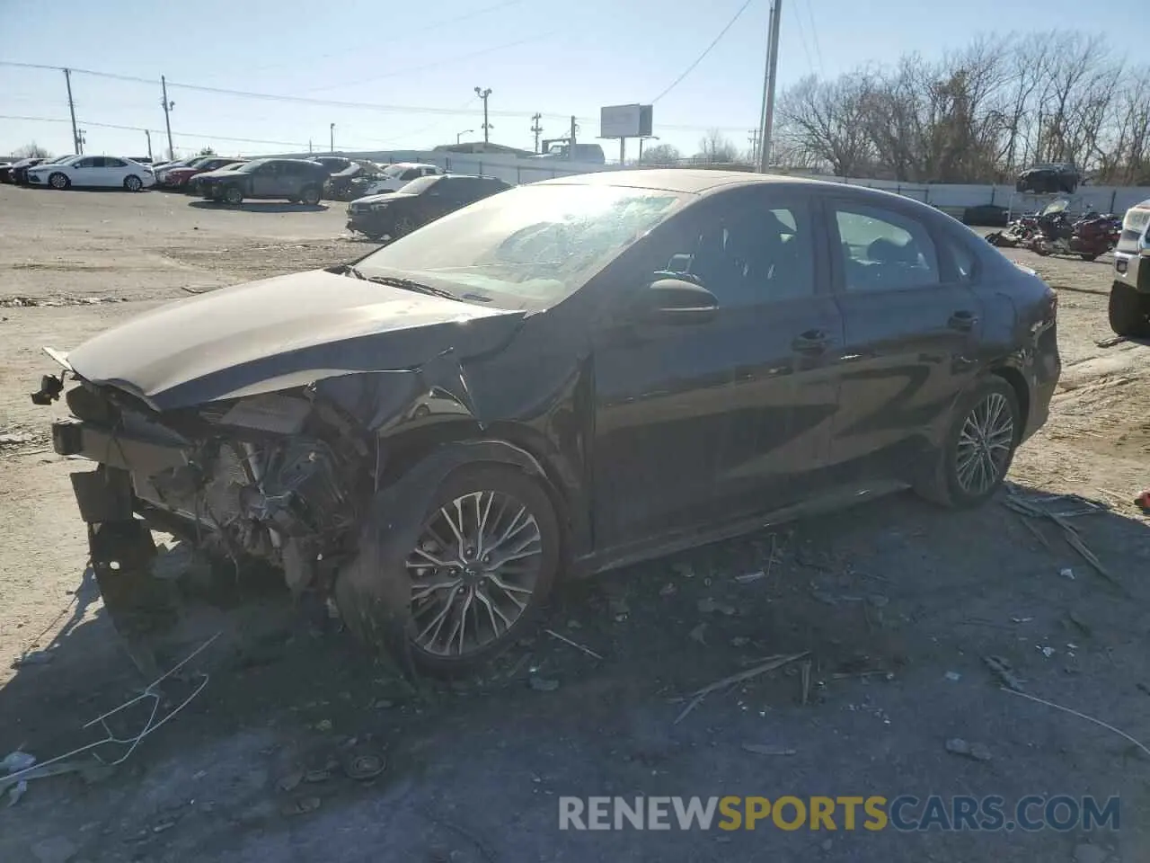 1 Photograph of a damaged car 3KPF54AD9RE838374 KIA FORTE 2024