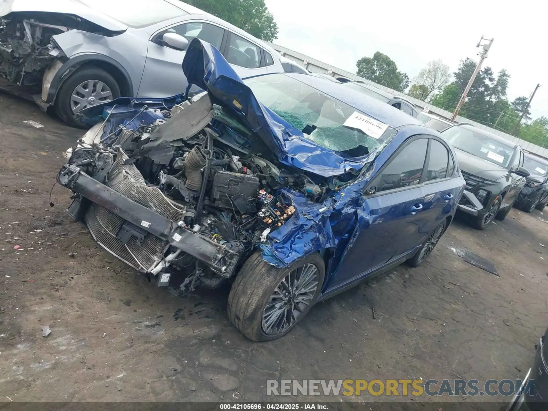 2 Photograph of a damaged car 3KPF54ADXRE758646 KIA FORTE 2024