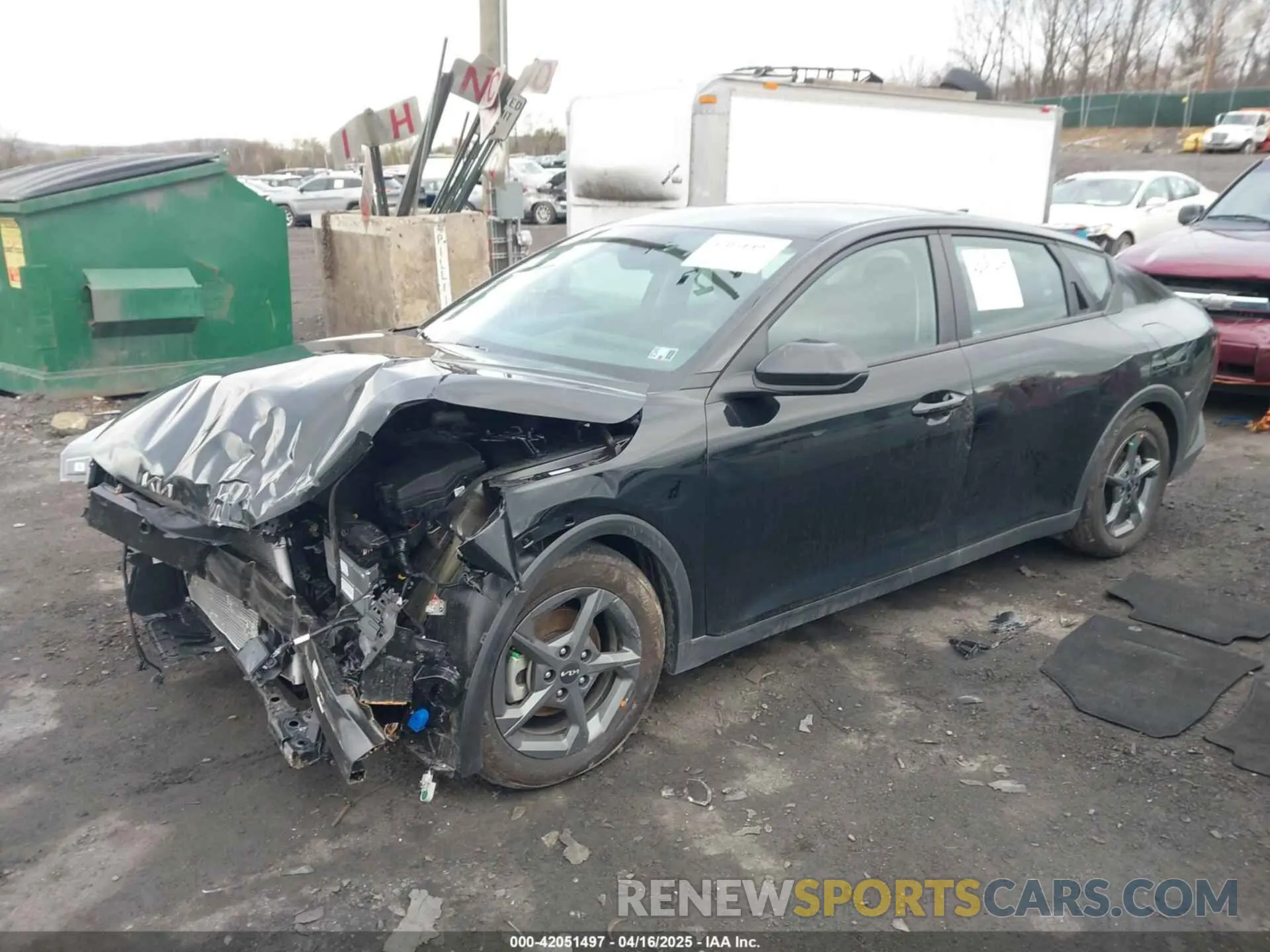 2 Photograph of a damaged car 3KPFT4DE3SE047466 KIA K4 2025