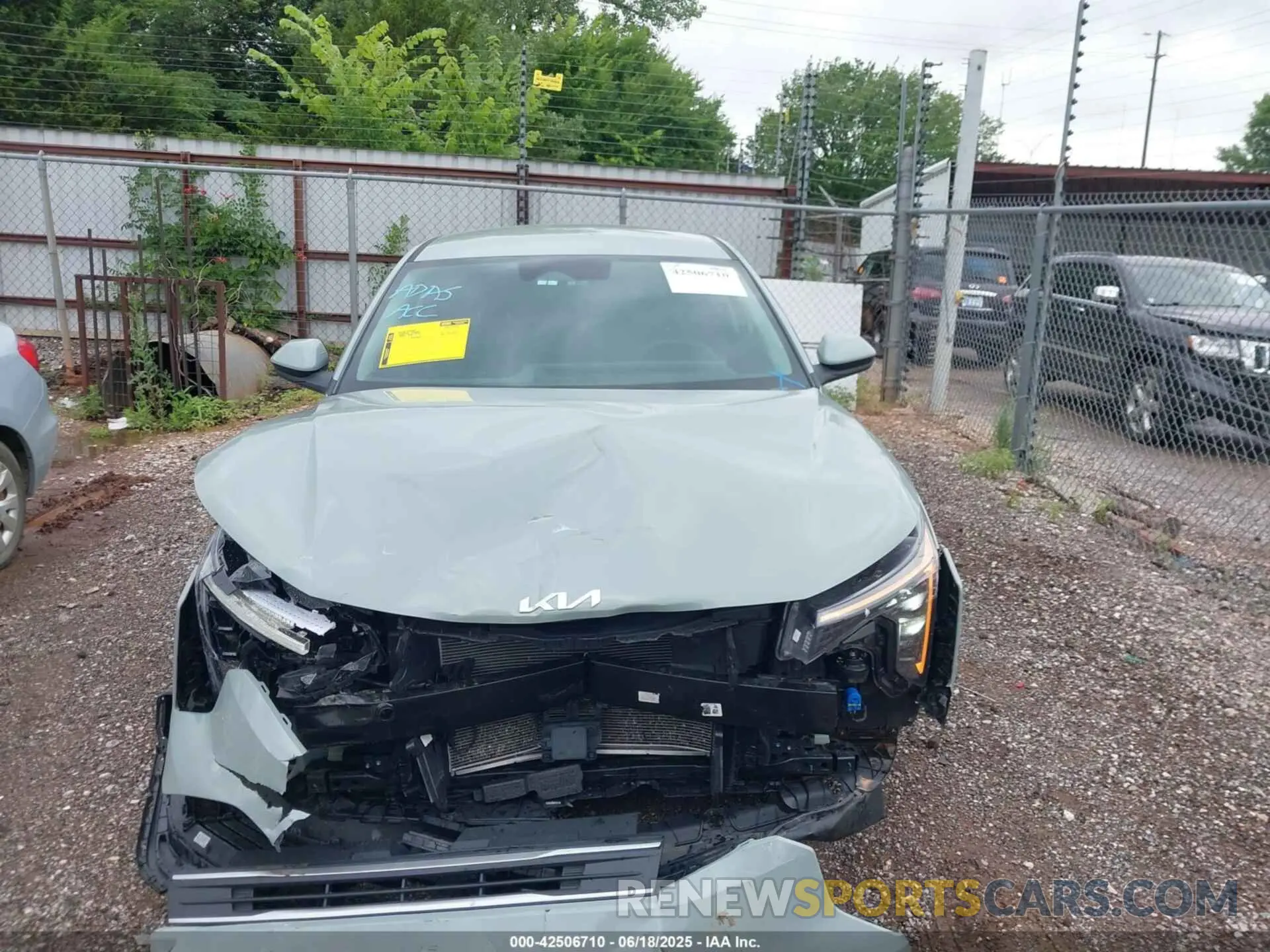 12 Photograph of a damaged car 3KPFT4DE4SE026576 KIA K4 2025