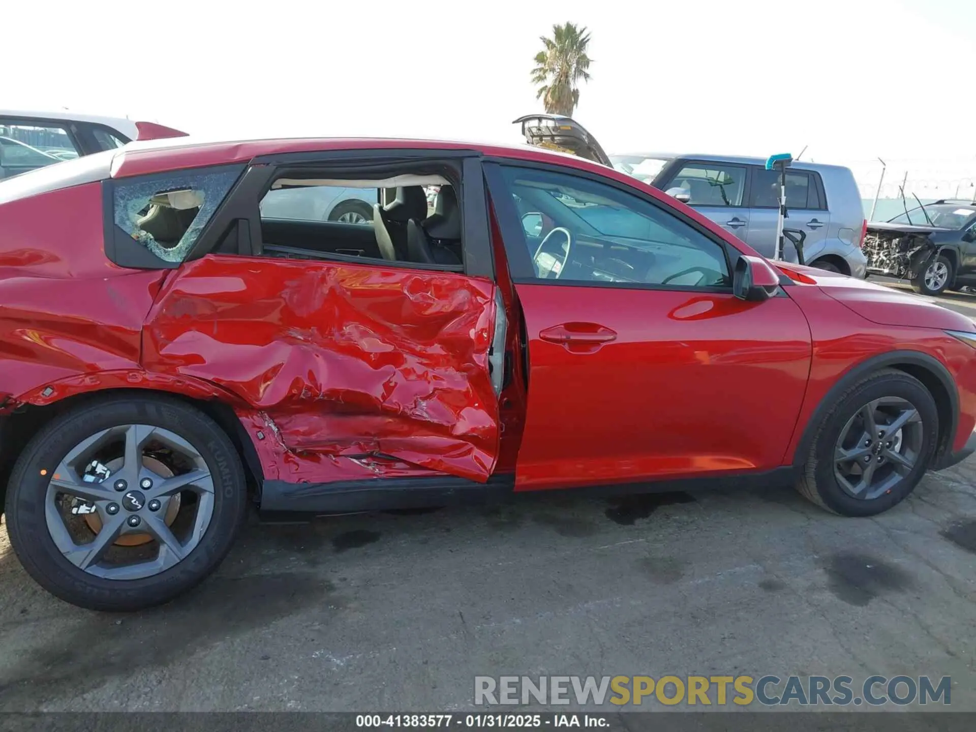 13 Photograph of a damaged car 3KPFT4DE9SE046175 KIA K4 2025
