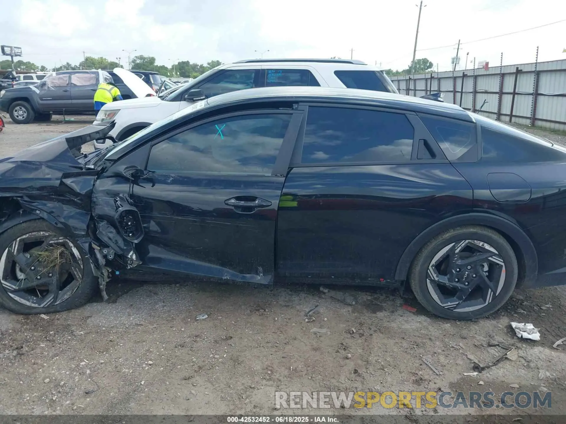 13 Photograph of a damaged car 3KPFU4DE6SE148191 KIA K4 2025