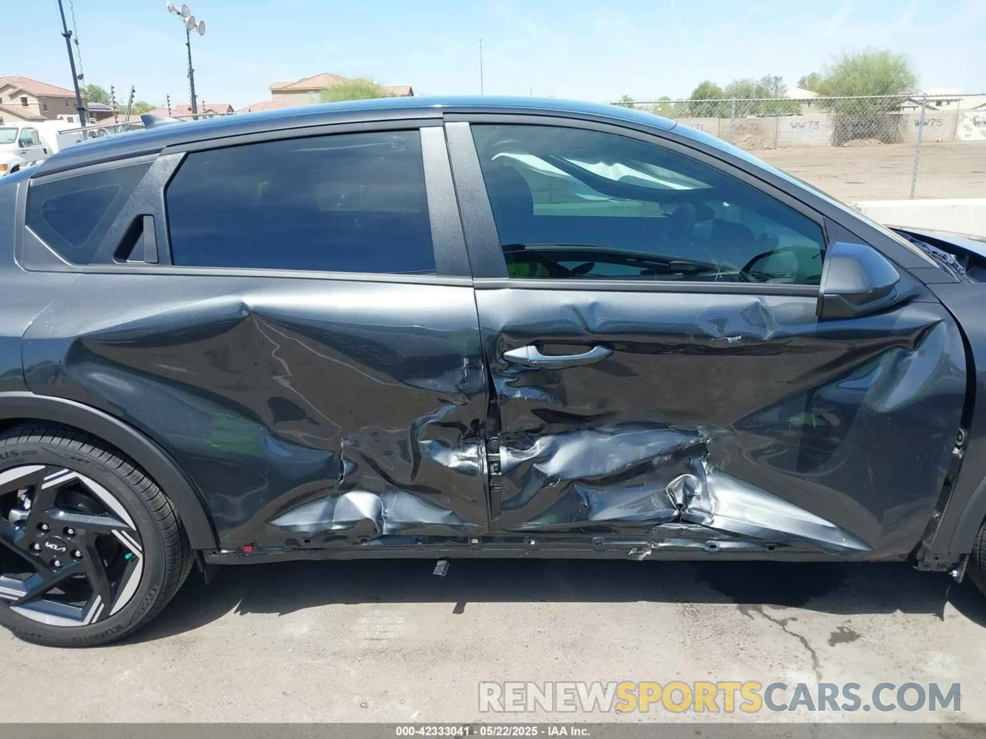 13 Photograph of a damaged car 3KPFU4DE9SE124628 KIA K4 2025