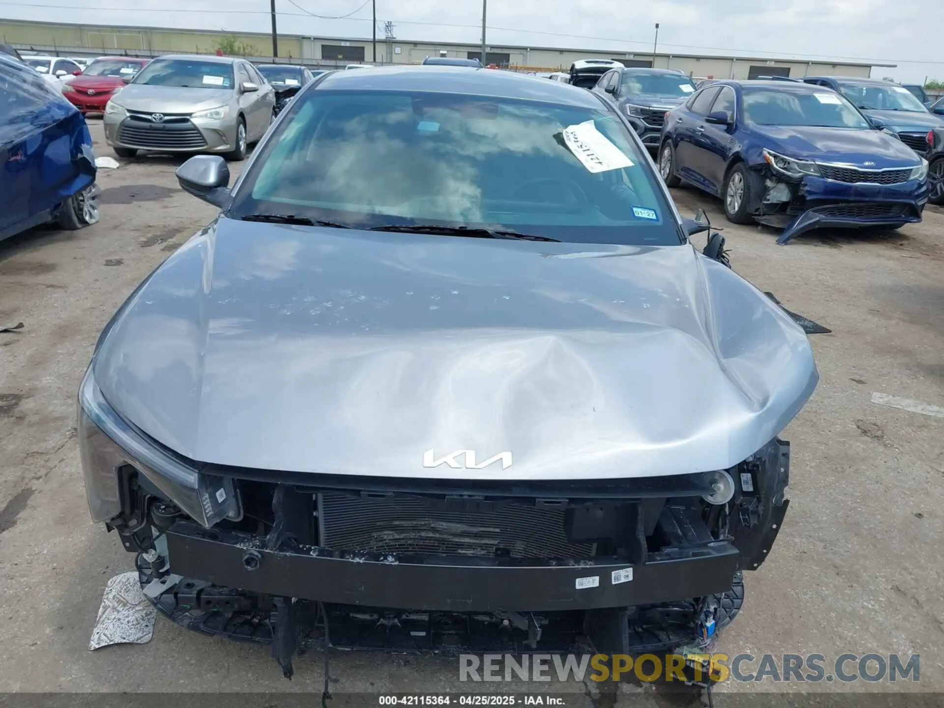 13 Photograph of a damaged car 3KPFU4DEXSE008693 KIA K4 2025