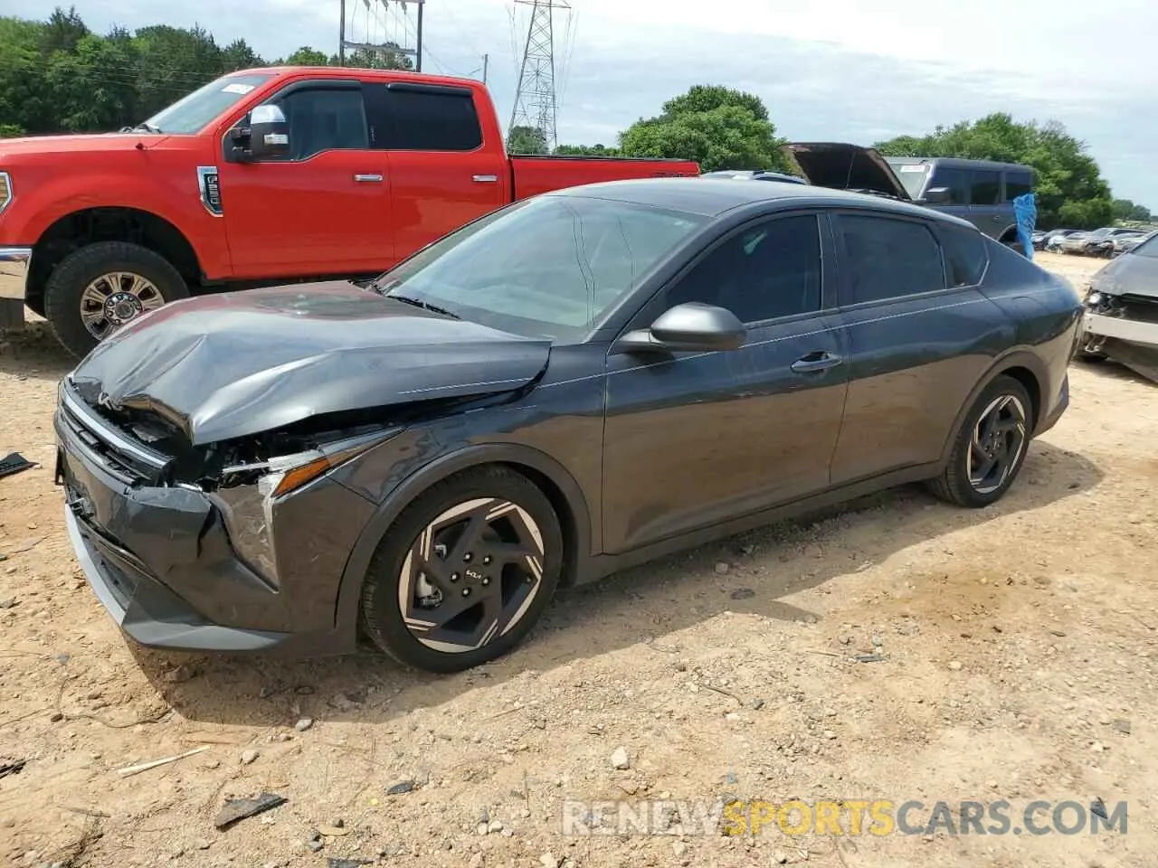 1 Photograph of a damaged car 3KPFU4DE9SE048814 KIA K4 EX 2025
