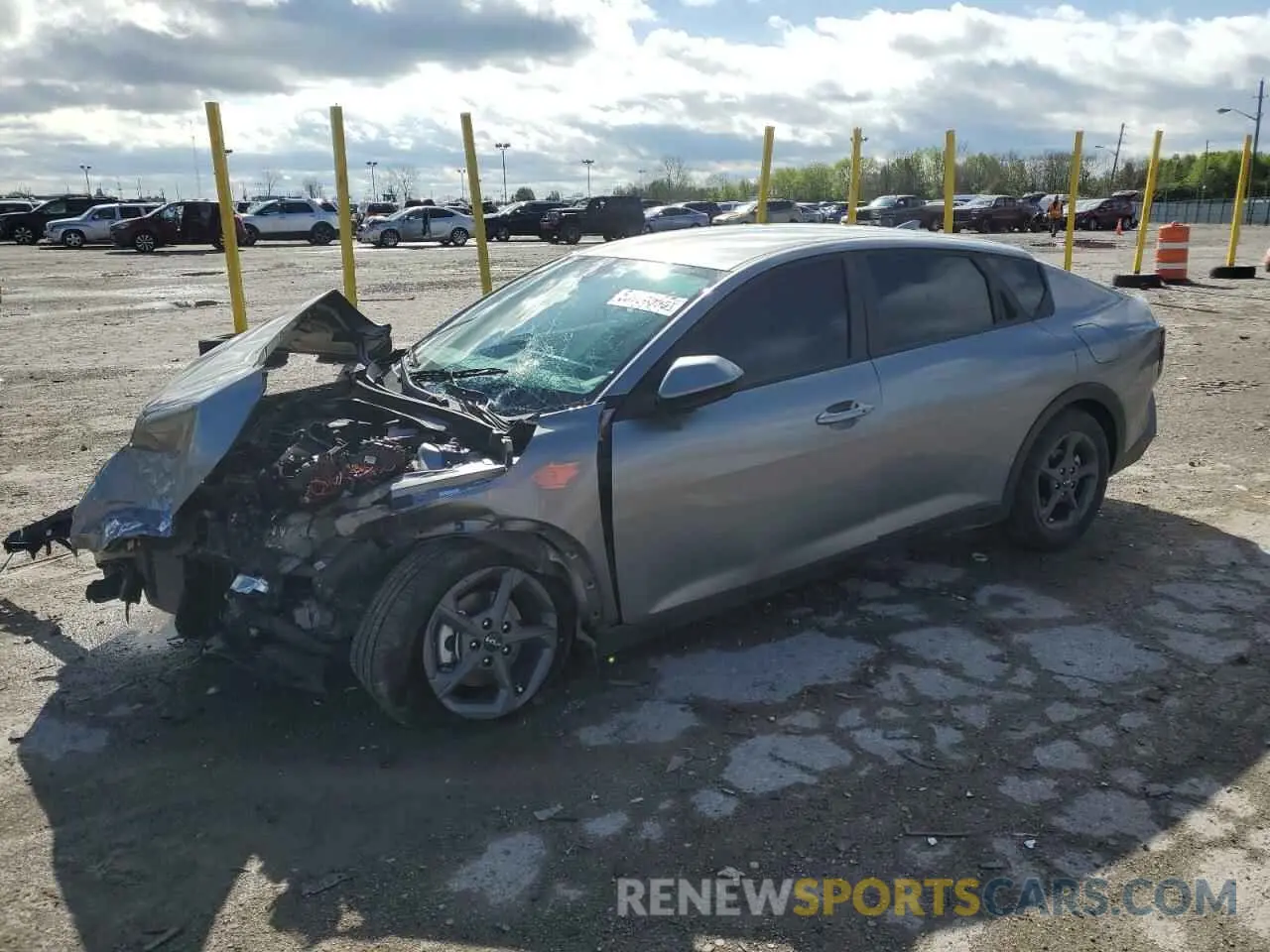 1 Photograph of a damaged car 3KPFT4DE1SE009329 KIA K4 LX 2025