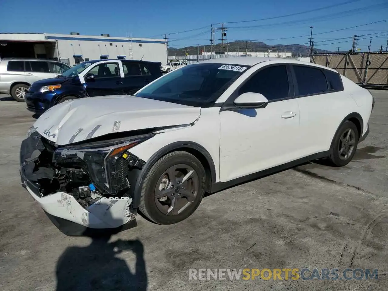 1 Photograph of a damaged car 3KPFT4DE6SE014025 KIA K4 LX 2025