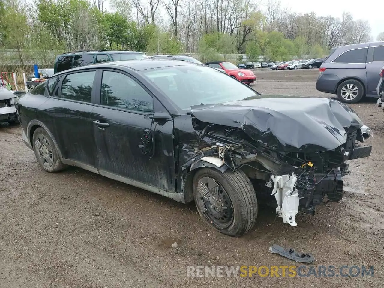 4 Photograph of a damaged car 3KPFT4DE7SE003647 KIA K4 LX 2025