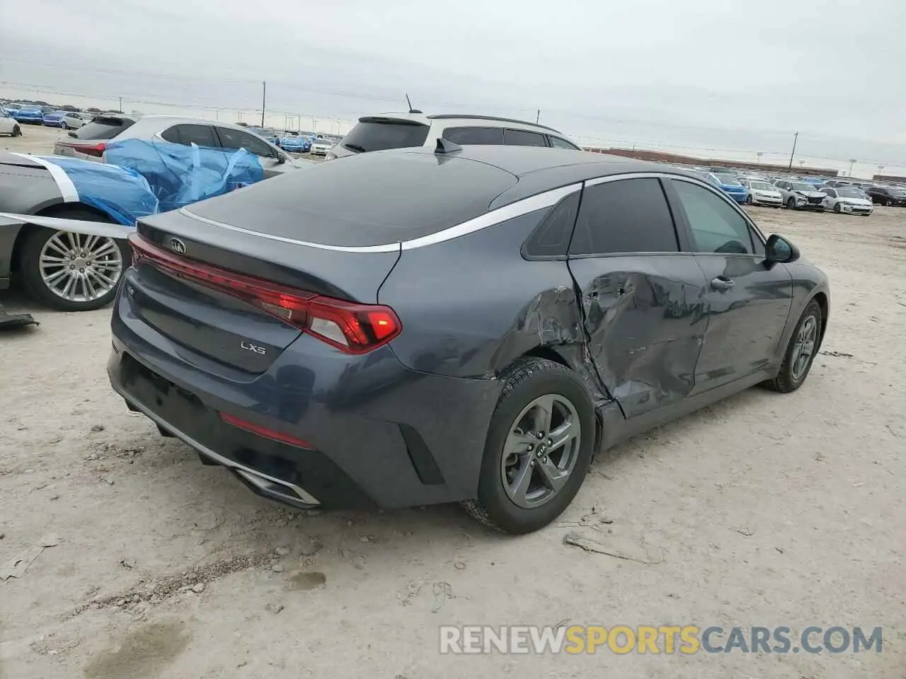 3 Photograph of a damaged car 5XXG14J20MG018845 KIA K5 2021