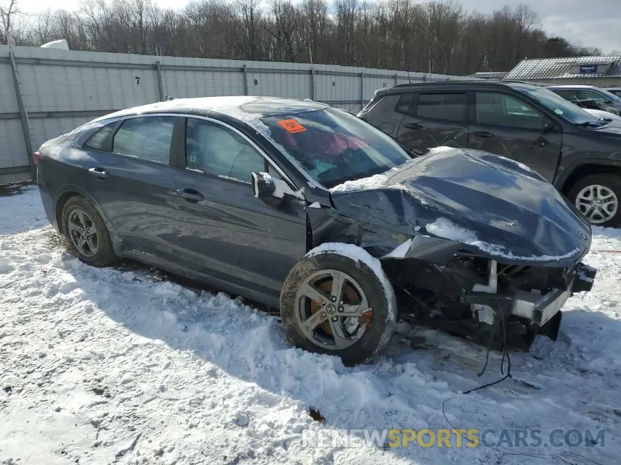 4 Photograph of a damaged car 5XXG14J20MG045088 KIA K5 2021