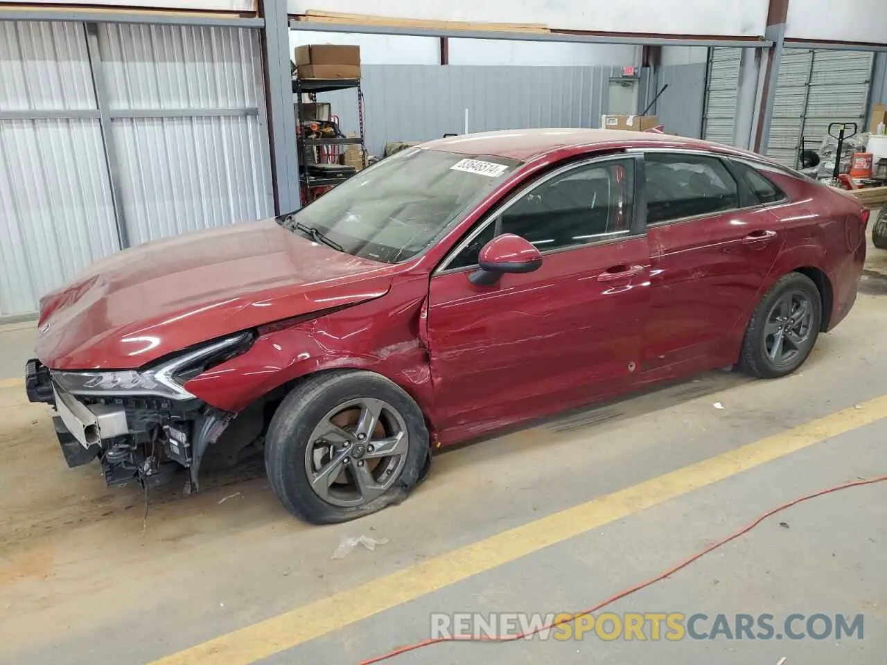 1 Photograph of a damaged car 5XXG14J20MG058164 KIA K5 2021