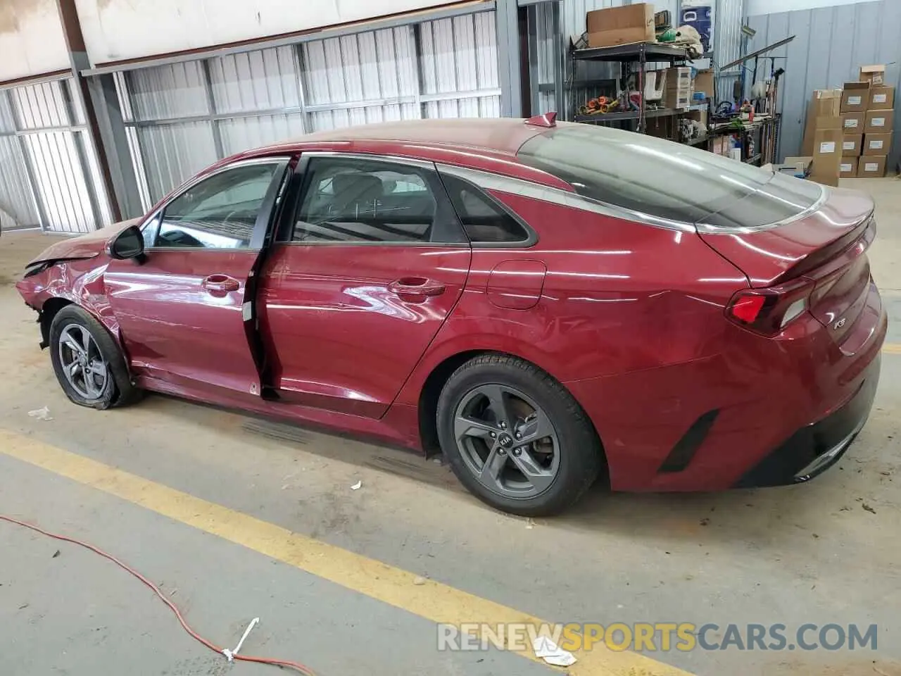2 Photograph of a damaged car 5XXG14J20MG058164 KIA K5 2021