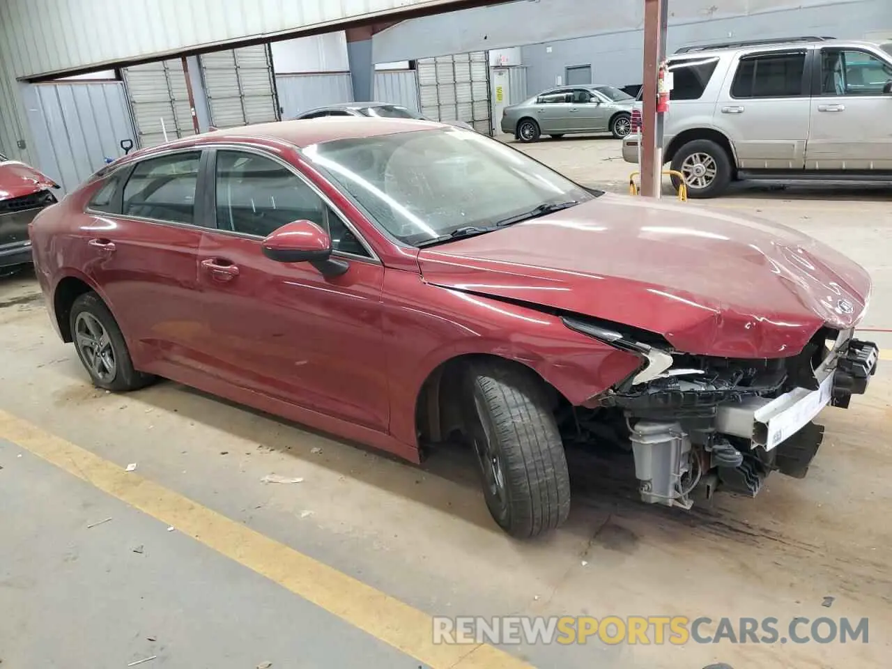 4 Photograph of a damaged car 5XXG14J20MG058164 KIA K5 2021
