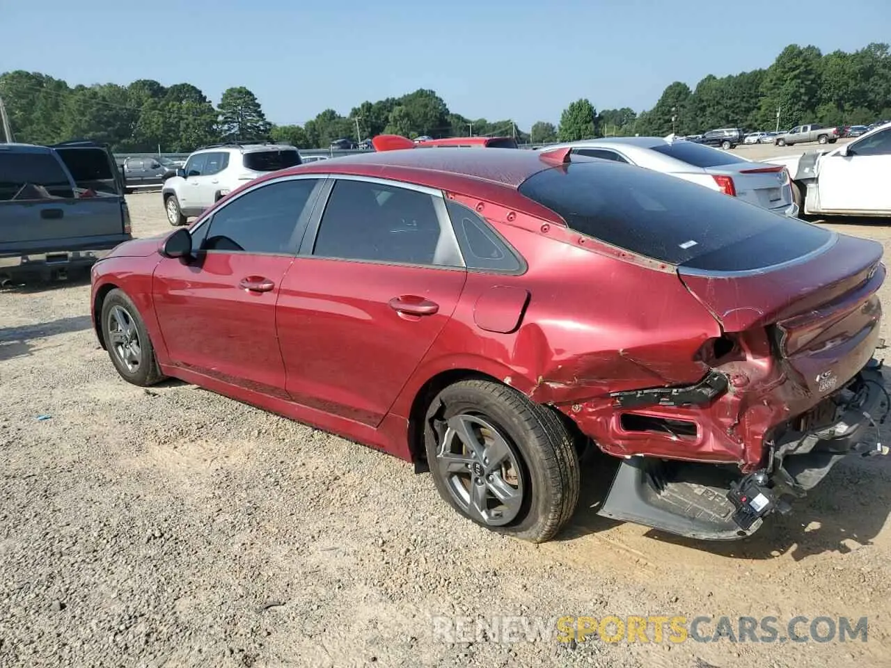 2 Photograph of a damaged car 5XXG14J20MG063638 KIA K5 2021