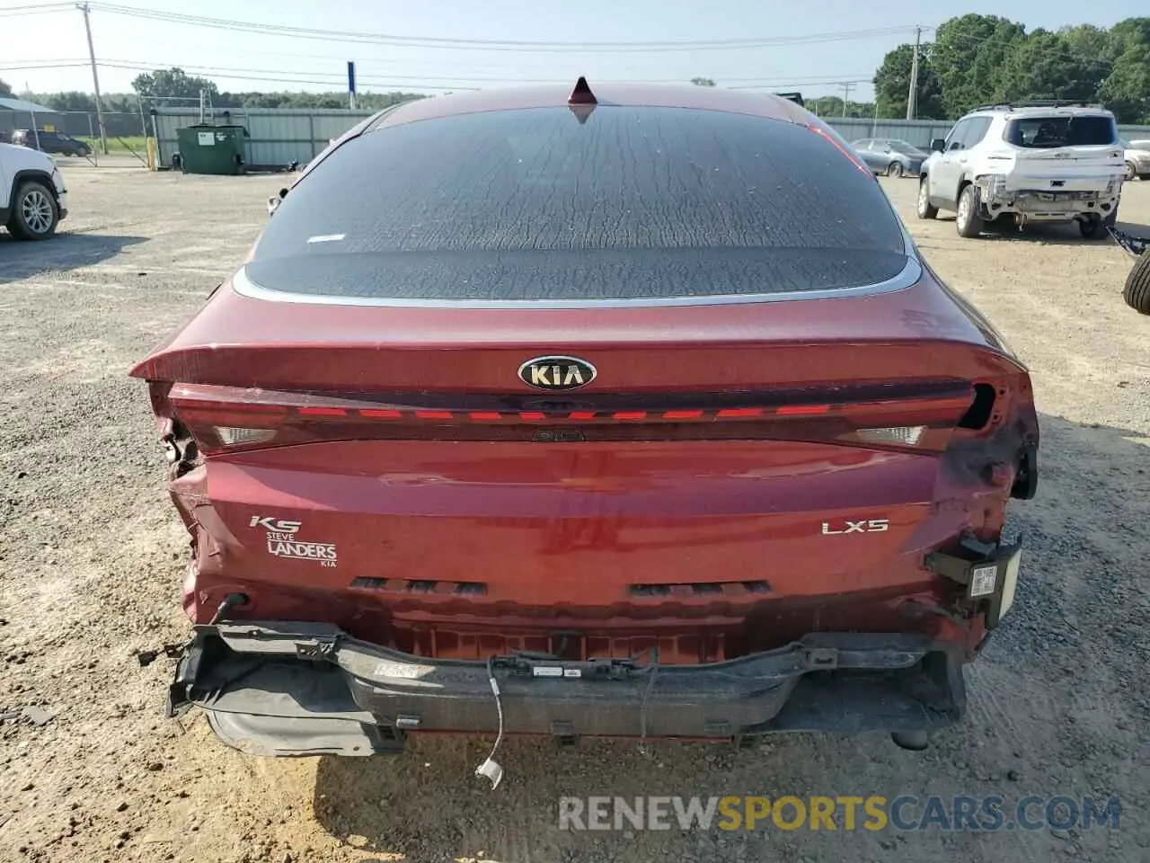 6 Photograph of a damaged car 5XXG14J20MG063638 KIA K5 2021