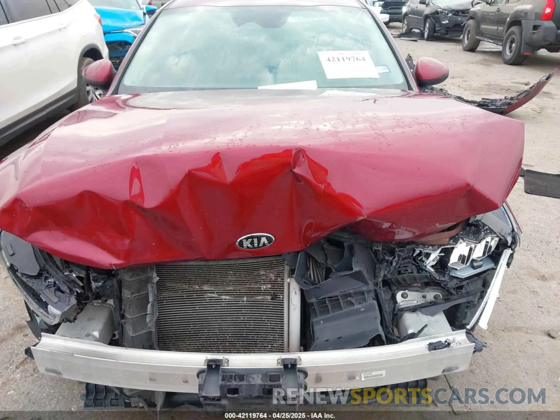 10 Photograph of a damaged car 5XXG14J21MG017526 KIA K5 2021