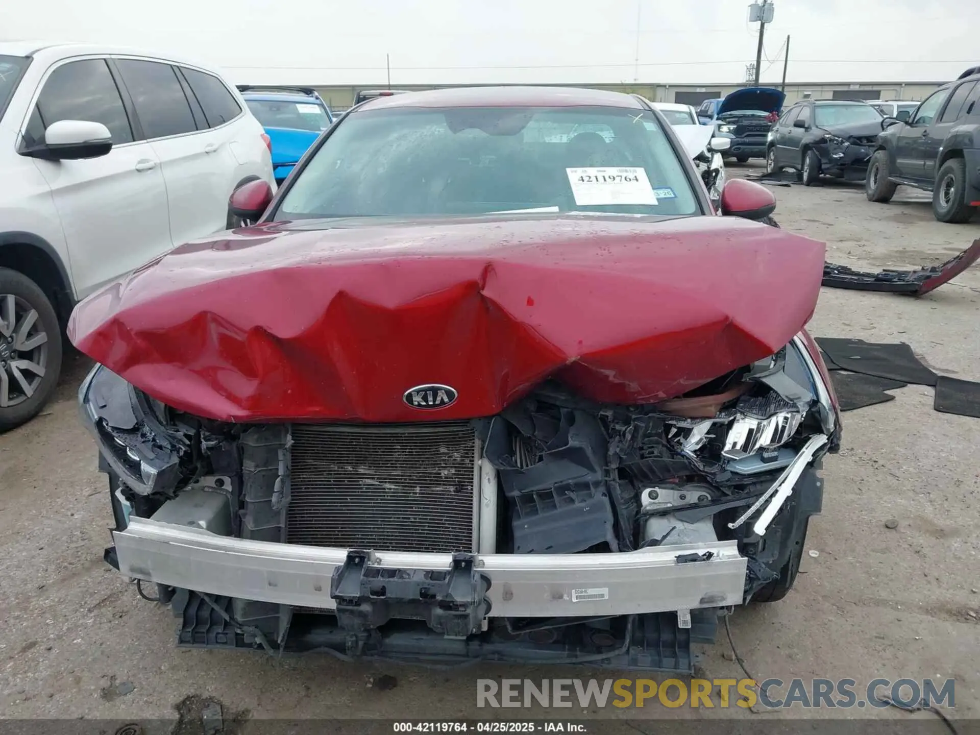 13 Photograph of a damaged car 5XXG14J21MG017526 KIA K5 2021